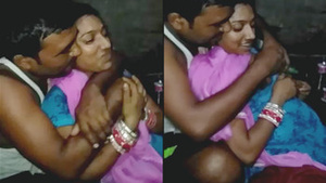 Desi couple's steamy tit play in HD video