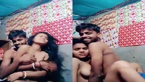 Bijnor village couple engages in steamy nude sex for the camera