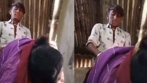 A tribal wife from the mountains gets filmed having sex