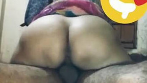 Indian wife's big butt bouncing with pleasure in hardcore video