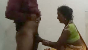 Desi Randi gives a handjob and gets fucked by a man