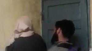 Sister in hijab gets fucked in college dorm room