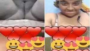 Bangla babe flaunts her big tits and pussy in solo video