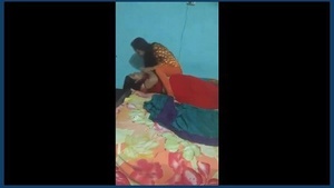 Two Indian women enjoy each other's company in this lesbian video