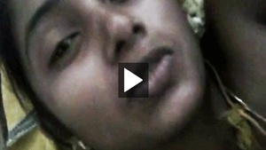 Tamil wife eagerly awaits her partner's arrival for vaginal sex