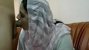 Pakistani Muslim couple indulges in passionate sex with massage