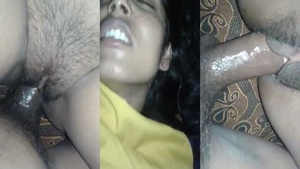 Desi MMS video showcases painful tight pussy fucking