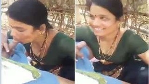 Telugu bhabhi gives a sensual blowjob