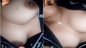 Busty Latina flaunts her body and masturbates on webcam