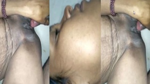 Divorced Tamil aunty's naughty MMS video in Hindi