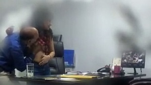 Watch Indian office workers indulge in steamy sex in secret video