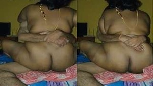 Telugu wife rides her husband's dick in homemade video