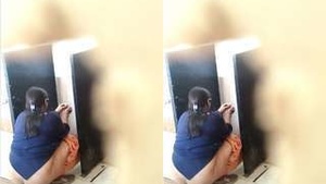 Exclusive video of desi bhabhi peeing in secret