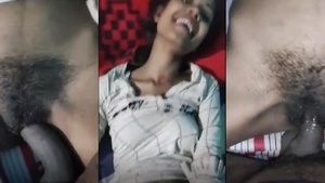 Desi village girl and her boyfriend indulge in steamy sex