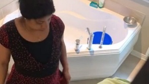 Hidden camera captures steamy action at Indian resort's bathroom