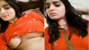 Exclusive video of a Pakistani girl baring her breasts and buttocks