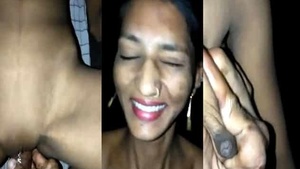 Thin Indian housemate has sex with her roommate in the evening
