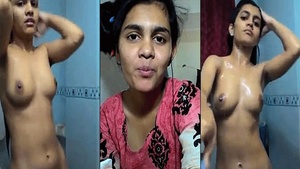 College girl goes nude during video call with her boyfriend