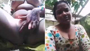 Indian village bhabhi's exclusive solo masturbation video
