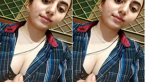 Pakistani amateur babe reveals her big boobs in part 2