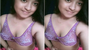 Cute Bangla girl flaunts her body on Facebook