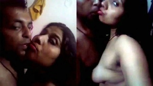 A Desi couple performs oral sex in the night