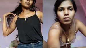 Indian woman pleasures herself with a dildo in high definition
