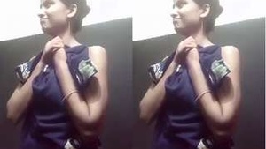 Innocent Bangla girl reveals her body and plays with herself