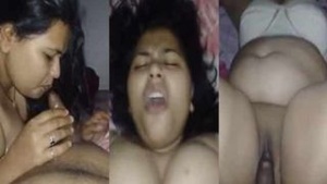 Busty Indian bhabhi gets fucked by her husband's stepbrother