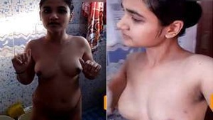 Indian amateur girl reveals her nude body in exclusive video