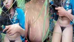 Hairy pussy and outdoor sex in desi porn video goes viral