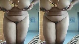 Exclusive Telegu Bhabhi's big boobs and ass on display