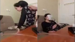 Indian couple engages in doggy style sex