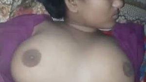 Hubby records sleeping wife's big boobs in video