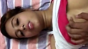 College-age desi girl in steamy video