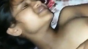 Shaved pussy of Guwahati girl gets fucked by lover and moans in pleasure