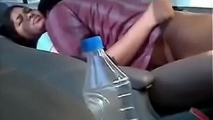 Indian couple has intense sex in the backseat of a car at onlyindianxxx.com