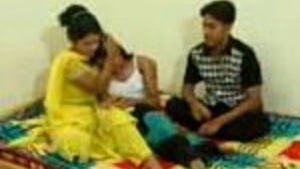 Desi couple enjoys group sex with their friend in audio Indian BF video