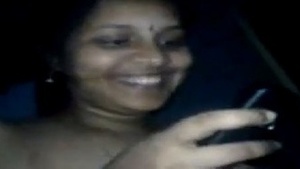 Desi aunty with big boobs gets finger fucked by rich guy