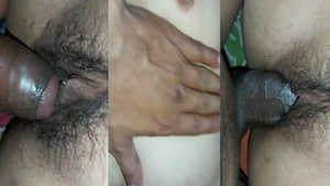 Hairy Indian girl gets pussy fucked in close-up video