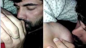 Homemade video of bearded man sucking on Pakistani nipple