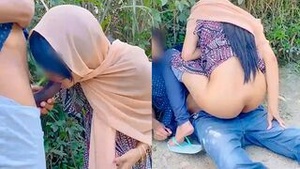 Desi college girl gets caught on camera during a risky public fuck