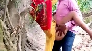 A hilarious outdoor full sex experience