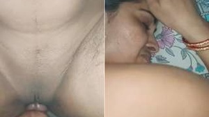Exclusive doggy style sex with Indian wife in pain