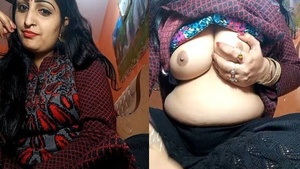 Bhabhi's small tits get the spotlight in this video