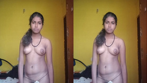 Cute Indian girl flaunts her naked body in amateur video