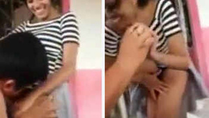 Desi girl indulges in pleasure with bar and pussy licking
