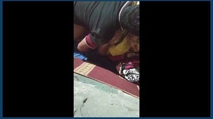 Indian village couple indulges in steamy sex in the backyard
