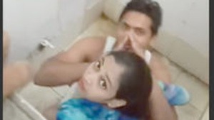 Desi couple's steamy bathroom encounter caught on camera