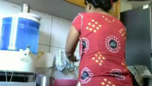 Desi couple's kitchen sex video in full HD